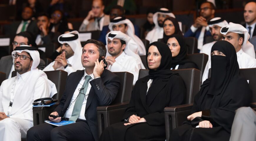VIPs at DF-YE featuring H.E. Buthaina bint Ali Al-Nuami, Minister of Education and Higher Education