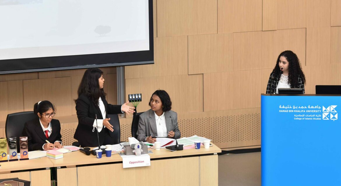 QatarDebate organizes Qatar Secondary School Debate League Nationals